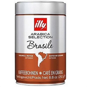 250    illy caffe Brazil 100% arabica  